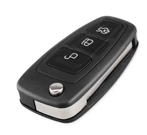 Llave de Coche de Repuesto para Ford Focus, Mondeo, C-Max, S-Max, <span class=keywords><strong>Fiesta</strong></span> 2013+, Control Remoto Plegable de 3 Botones, Chip HU101 434Mhz 4D63 - Product Image 2