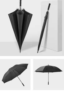 Автоматический зонт для гольфа 30 дюймов, с полноцветной печатью, двухслойный, очень большой, ветрозащитный, с защитой от УФ-излучения, с возможностью нанесения логотипа и печати на заказ - Product Image 3