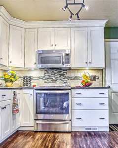 Muebles de Cocina Estilo Europeo Americano, Aparador, Estantes de Almacenamiento, Módulo de Estilo Instagram, Encimeras de Cuarzo, Cubo de Piedra - Product Image 1