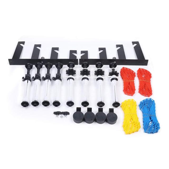 KAMPHO 4 Roller Heavy Duty Wall Mounting Light Stand Backdrop Holder Manual Photo Video Studio Live Background Support System