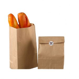 Factory Outlet the Cheapest Custom Size <b>Bread</b> Food Package Reusable Washable Paper <b>Bag</b> - Product Image 3