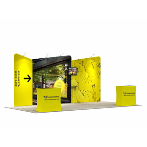 Tùy chỉnh xách tay nhôm triển lãm thương mại hiển thị gian hàng có thể gập lại với tùy chỉnh đồ họa triển lãm thương mại Triển Lãm Đứng - Product Image 5