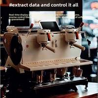Machines semi-automatiques haut de gamme à double tête pour l'extraction professionnelle de l'expresso dans les cafés à fort volume de clients