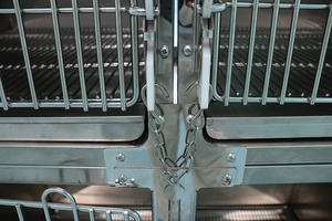 Veteriner kliniği için yüksek kalite 304 paslanmaz çelik katı köpek veteriner kafesi-güvenli ve dayanıklı - Product Image 3