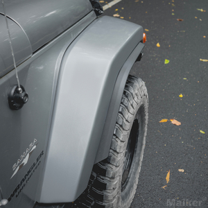 Kit carrosserie pour <span class=keywords><strong>Jeep</strong></span> <span class=keywords><strong>Wrangler</strong></span> <span class=keywords><strong>JK</strong></span> 2007 + accessoires auto partie maiker offroad Fender Flare Extensions Trim - Product Image 5