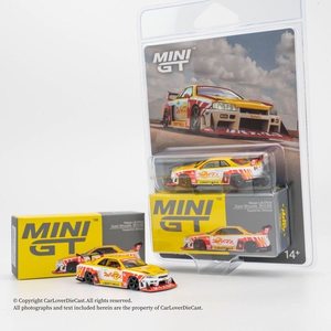 <span class=keywords><strong>MINIGT</strong></span> 1:64 # Modèle de voiture moulé sous pression Nissan ER34 Super 1204 - Product Image 1