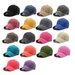 Casquette de baseball de haute qualité à visière incurvée, 5 panneaux, couleur unie, avec logo brodé personnalisé, modèle vierge - Product Image 1