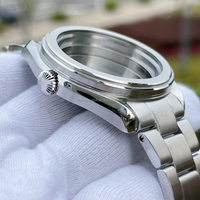 Usine de montres Slonton, pièces personnalisées de haute qualité en acier inoxydable 316L, boîtier NH35 SKX 007