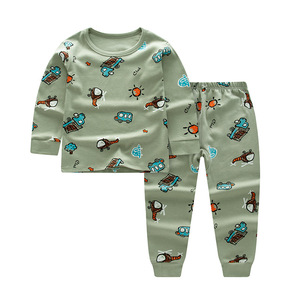 Conjunto Básico de Ropa de Otoño para Niños, Conjunto de Ropa Interior Térmica de Algodón Puro Estampado para Niñas y Niños, Delgado, para Otoño-Primavera - Product Image 5