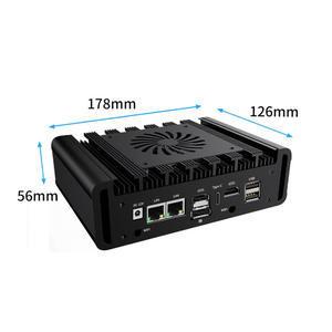 BKHD yumuşak yönlendirici özel 2 * LAN portu RS232 RS485 i7-13620H 64GB Intel güvenlik duvarı VPN yönlendirici Linux ubuntugen Gen endüstriyel Mini PC - Product Image 2
