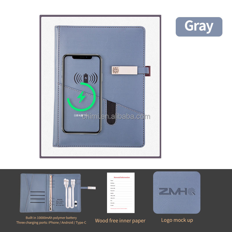 Gris-journal intime-boîte-cadeau