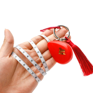 BTE Thước Đo Nhiều Màu Kèm Móc Khóa Băng Đo Nhân Tạo Giảm Cân Đáng Yêu Dễ Thương - Product Image 1