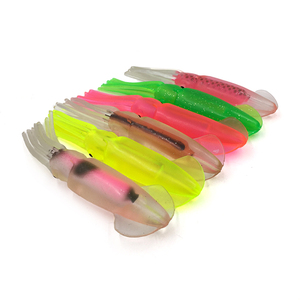 Esche Artificiali Swimbait da 15 cm in PVC Morbido, Gonne di Calamaro in Plastica Morbida per la Pesca in Acqua Salata, Esche Artificiali a Forma di Gonna di Calamaro per la Pesca di Grossa Taglia - Product Image 4