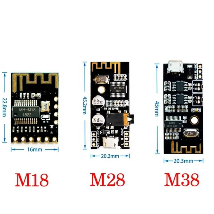 MH-ET VIVER Verlustfreie MH-MX8 MP3 Decodificador Bordo Blue tooth 4.2 Modul Áudio Estéreo DIY