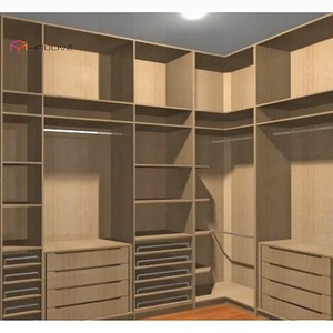 2026 NEW Style Lacquer Door Finish <strong>Wardrobe</strong> <strong>with</strong> Open <strong>Shelves</strong> Customized Designs Large-capacity Warobe <strong>with</strong> <strong>Drawers</strong> - Product Image 6