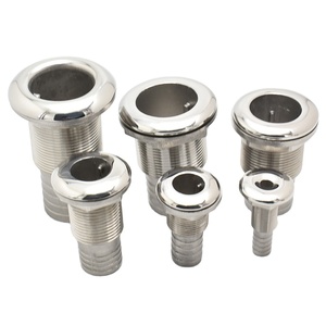 Vente directe d'usine en acier inoxydable à travers les sorties de coque directement à travers les raccords de coque avec raccord de tuyau pour <span class=keywords><strong>jet</strong></span>-skis de bateau - Product Image 3