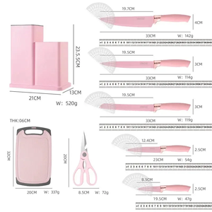 Offerta Speciale: Set di 19 Utensili da Cucina Antiaderenti <span class=keywords><strong>con</strong></span> Manico in Legno, Coltello e Accessori in Silicone, Certificati LFGB, Ecologici, Neri - Product Image 4