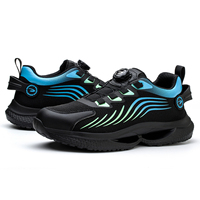 Chaussures de sécurité pour hommes, style NOUVEAU, laçage rapide, respirantes, anti-écrasement, spécifications métalliques, antidérapantes, sécurité, embout en acier