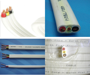 Saa certificaat 2* 2c + e 1. 5 + 1. 5 twin en aarde 3c 1. 5mm 2. 5/4/6mm platte tps kabel - Product Image 5