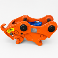 Attache rapide pour excavatrice, attache hydraulique à dégagement rapide avec taille de montage personnalisée
