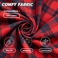 Chemise à carreaux pour hommes en gros 100 % coton écologique respirante durable légère style bûcheron occidental vêtement de travail classique avec logo personnalisé