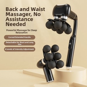 Masseur à percussion multi-têtes détachable en forme de U pour le dos, marteau de <span class=keywords><strong>massage</strong></span> portatif, pistolet de <span class=keywords><strong>massage</strong></span> fascia allongé - Product Image 4