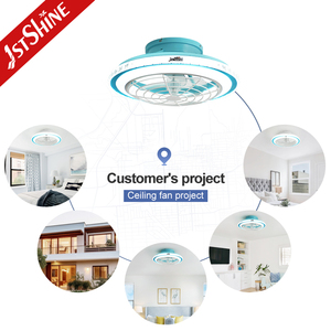 1stshine led ventilateur de plafond 110-220v maison haut débit d'air OEM couleur <span class=keywords><strong>bleu</strong></span> ventilateur de plafond - Product Image 5