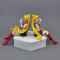 Figura de PVC de Anime Japonés Sailor Moon Más Vendida, Juguete de Colección para Coche, Promoción por Tiempo Limitado