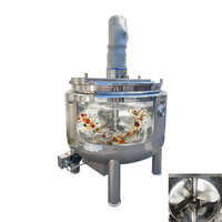 Cuve de Fermentation à Chauffage Vapeur par Serpentin, Marmite de Réaction, Cuve de Mélange de Liquides de 100L