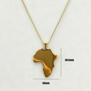 CAIOOCHE Collier en Acier Inoxydable Anti-ternissement, Plaqué Or 18 carats, Haute Qualité, Étanche, Hypoallergénique, Vente en Gros - Product Image 2