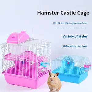 Nueva Villa de Lujo para Hámsteres de Dos Pisos, Ecológica, Brillante, Estilo <span class=keywords><strong>Castillo</strong></span> Pastoral, Embalaje en Caja Básica, Pequeña - Product Image 2