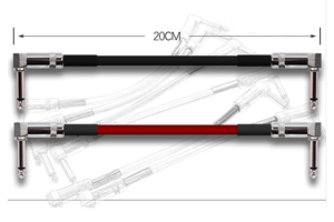 Offre Spéciale 20CM Audio Mono Pedalboard Cordon Instruments Câbles Effet Coloré Pédale Guitare Patch Câble - Product Image 2