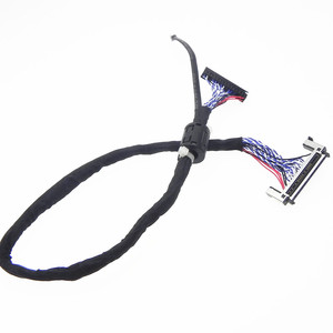 Aangepaste dubbelzijdige JAE FI-RE51/41 0,5 mm pitch 51/41-pins gedraaide LVDS-kabel voor industriële LCD-schermen - Product Image 6