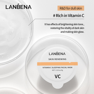 Masque facial de nuit LANBENA, vitamine C, blanchissant, rétinol, anti-âge, élimination de l'acné, hydratant - Product Image 5