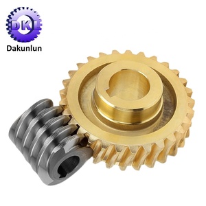 Chất Lượng Cao <span class=keywords><strong>CNC</strong></span> Phay Phần Vẽ Đồng Worm Bánh Răng Bánh Xe - Product Image 2