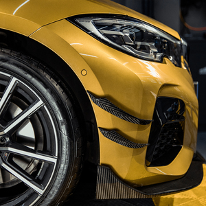 Alerones Laterales de Fibra de Carbono Seca para Parachoques Delantero <span class=keywords><strong>BMW</strong></span> G20 G21 <span class=keywords><strong>M</strong></span> <span class=keywords><strong>Sport</strong></span> 320i <span class=keywords><strong>320d</strong></span> 320e 325i 330i 330d 330e 340i 340d 2018-2021 - Product Image 6