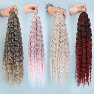 Ariel Cheap Synthetic Hair Weave Vendors Wholesale Synthetic Weaving Hair Heat Resistant Synthetic Braiding Hair Extensions