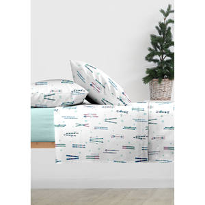 ชุดเตียงนอนกลางแจ้ง 2 ที่นั่ง ผ้าฝ้ายหลากสี - Product Image 1