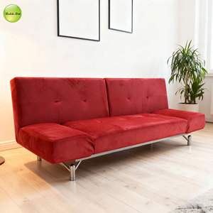 <strong>Cheap</strong> Simple Folding <strong>Sofa</strong> <strong>Bed</strong> Save Space Small <strong>2</strong> <strong>Seater</strong> Living Room <strong>Sofa</strong> Convertible Sleeper Futon <strong>Sofa</strong> <strong>Bed</strong> With Metal Leg B9201 - Product Image 3