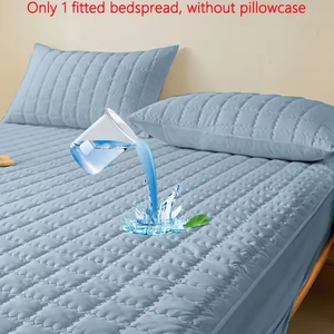 Soft Waterproof Fitted Mattress Protector, Breathable and Noiseless <b>Bed</b> Cover for <b>Comfortable</b> Sleep - Product Image 5