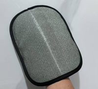 Gant manuel essentiel pour l'élimination des poils d'animaux et rouleau anti-poils pour chat/chiens avec feuille 18x24