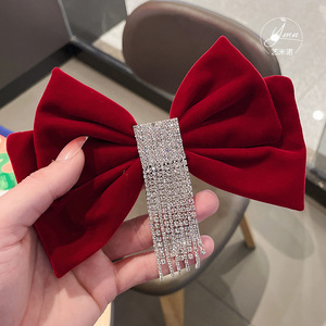 Horquilla con lazo grande <span class=keywords><strong>para</strong></span> mujer, accesorios, horquilla con borla, pinzas <span class=keywords><strong>para</strong></span> el <span class=keywords><strong>pelo</strong></span> - Product Image 3