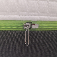 Surmatelas Union Win de luxe 10 pouces à haute résilience, 3 couches de mousse à mémoire de forme en latex haute densité, idéal pour hôpitaux, villas et maisons modernes