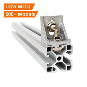 Customized T Slot Aluminum Channel Extrusion Industrial Frame Material T Slot Aluminum Profile