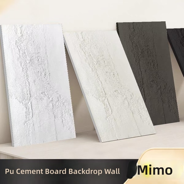 Modern Lightweight Polyurethane Composite Cement Wall Panel for Bathroom Gym Living Room-Eco-Friendly Waterproof