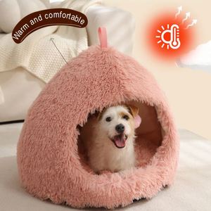 Luxury Plush Cartoon Dog Cat <b>Sofa</b> <b>Bed</b> Cave Modern Fashion Solid Winter Eco-Friendly Sponge Filling Indoor Living Room Pet - Product Image 2