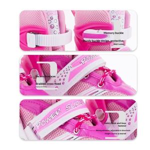 Patins à roulettes à quatre roues pour débutants, double rangée, double frein, <span class=keywords><strong>taille</strong></span> réglable pour enfants, plusieurs couleurs, très demandés - Product Image 2