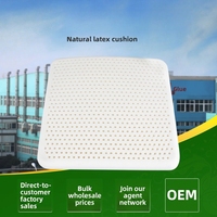 Coussin de siège en latex écologique, directement de l'usine, en caoutchouc naturel thaïlandais authentique, pour chaise de bureau, pour les longues heures de siège en extérieur