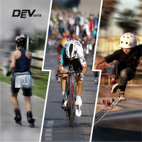 Casque de vélo de sport rouge pour adultes en gros d'usine pour VTT Scooter patin à roulettes et cyclisme