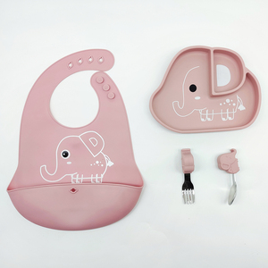 Juego de cuencos y platos de silicona personalizados, <span class=keywords><strong>vajilla</strong></span> de comedor para niños, <span class=keywords><strong>vajilla</strong></span> de silicona segura para bebés - Product Image 4